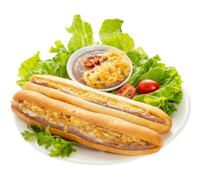 Bánh Mì Que Pate Chà Bông